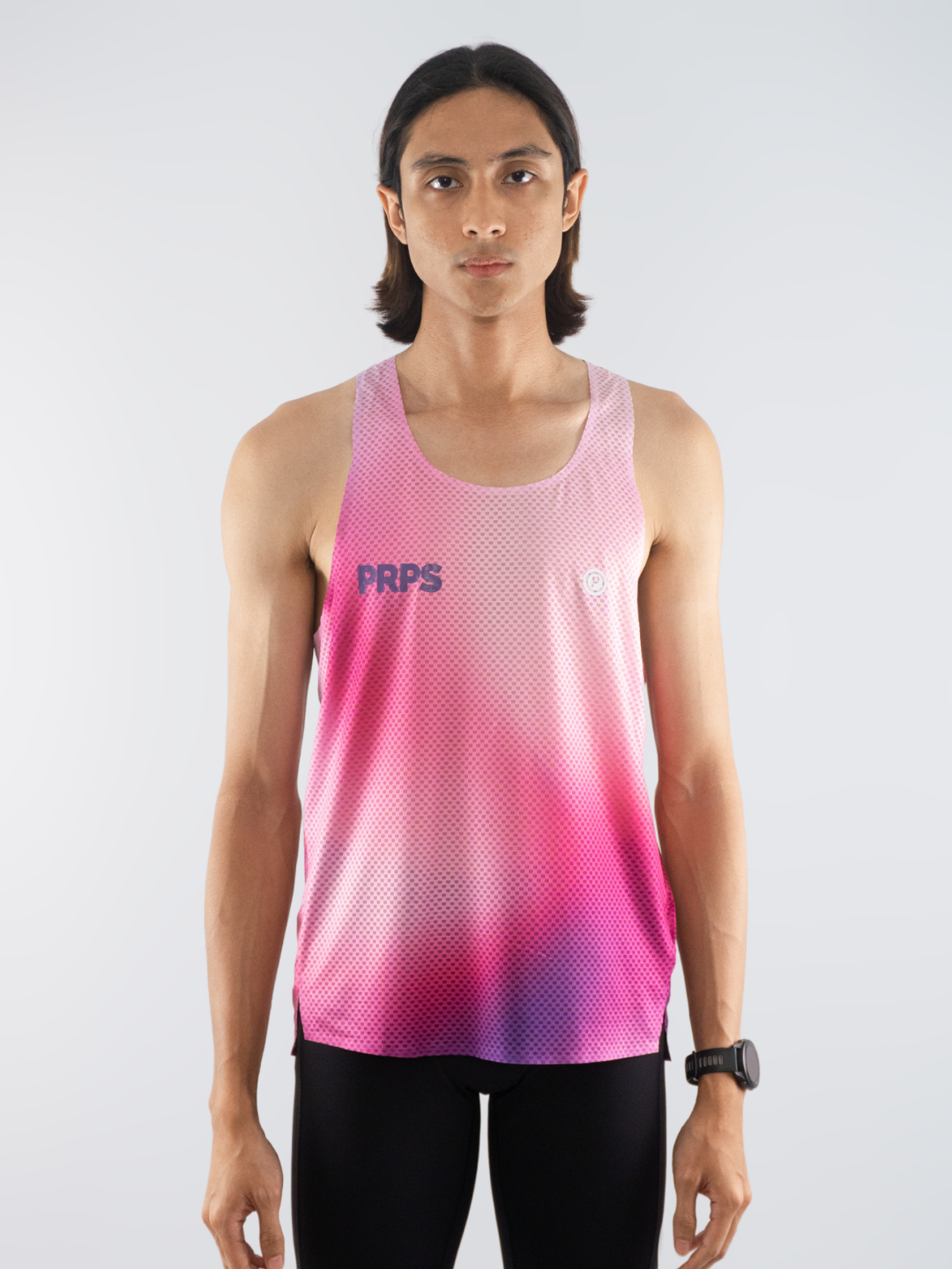 Borealis - MEN Hypermesh PRO+ Running Singlet (Plum)