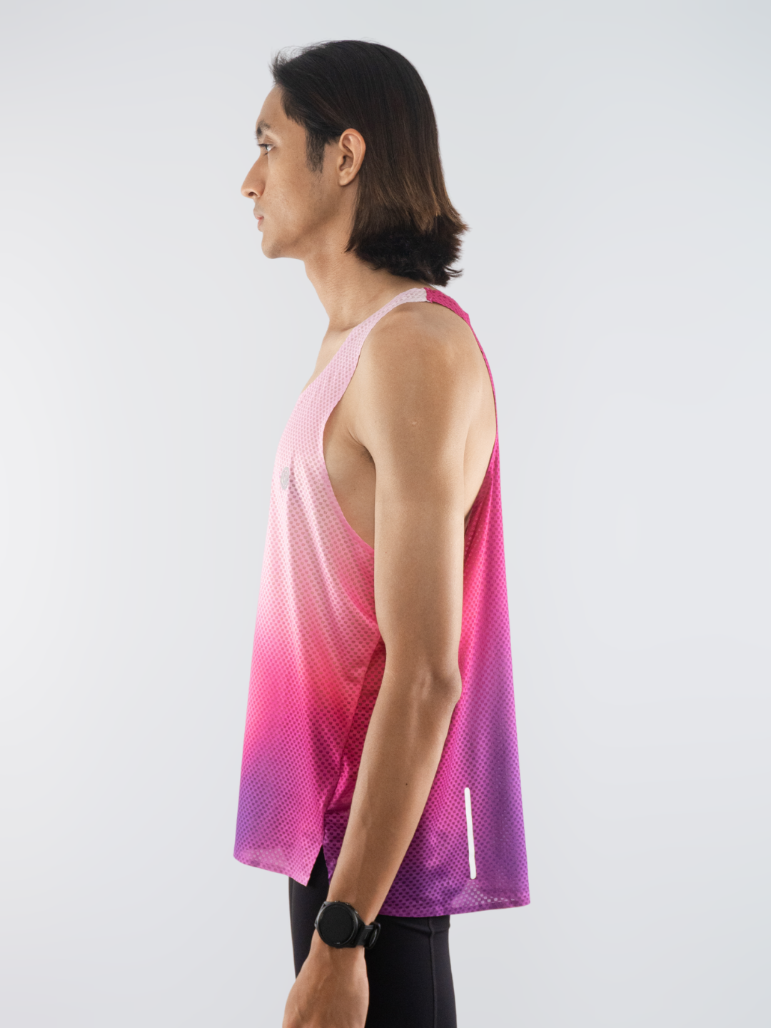 Borealis - MEN Hypermesh PRO+ Running Singlet (Plum)