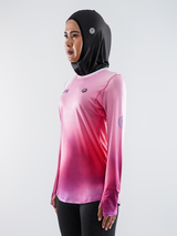 Borealis - WOMEN Hypermesh ELITE Running Long Sleeve T-Shirt LT (Plum)