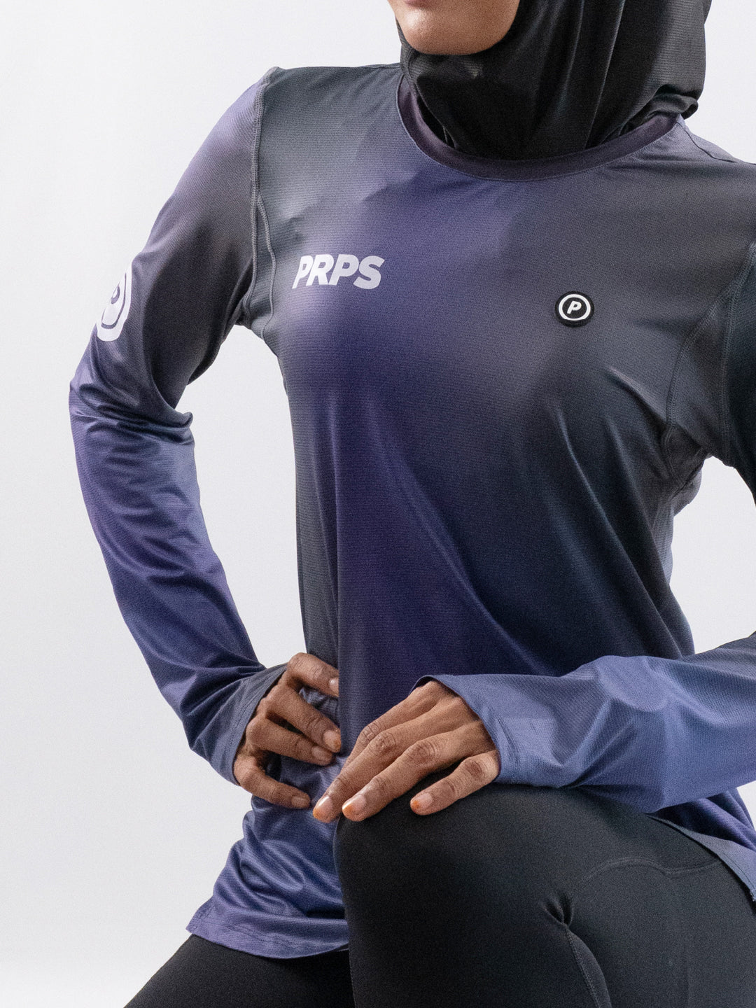 Borealis - WOMEN Hypermesh ELITE Running Long Sleeve T-Shirt (LT) (Granite)