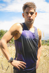 Purpose x Joe Skipper JYD Hypermesh PRO Running Singlet (Dark Purple)