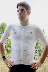 Purpose x Joe Skipper JYD Performance Cycling Jersey (White Coral)
