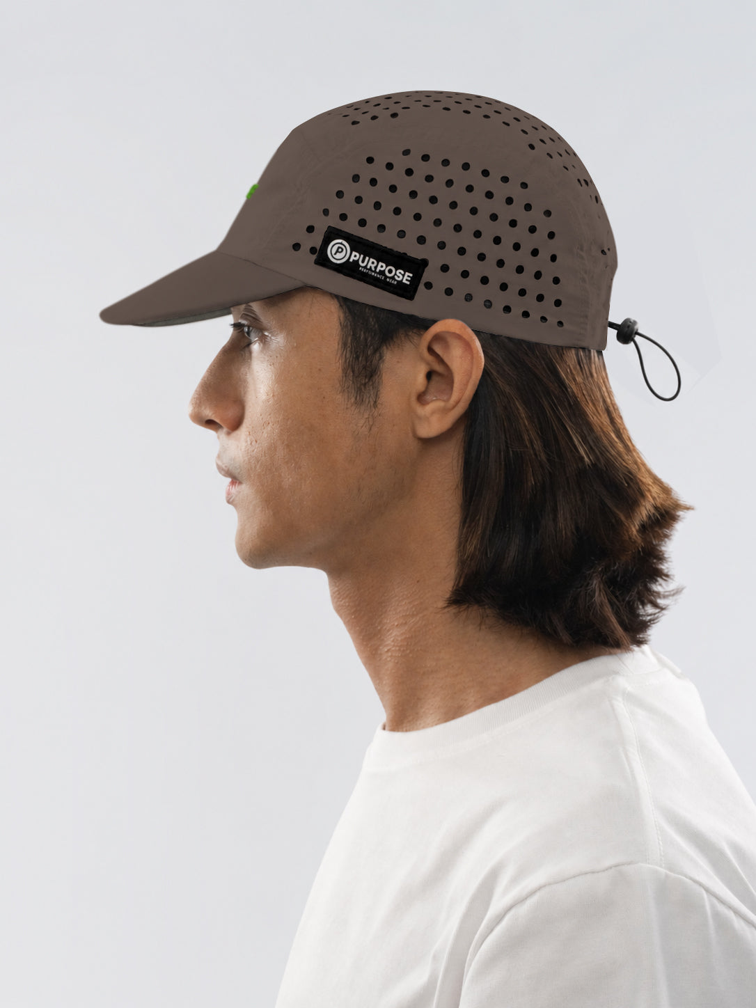 re:PURPOSE 5-Panel Cycling & Running Cap 100% Recycled (Terracotta)