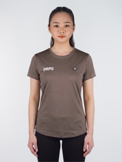Women Hypermesh ELITE Running T-Shirt (Terracotta Brown)