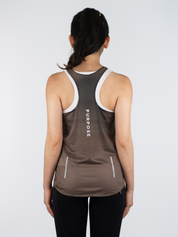 Women Hypermesh PRO Plus Running Singlet (Terracotta Brown)