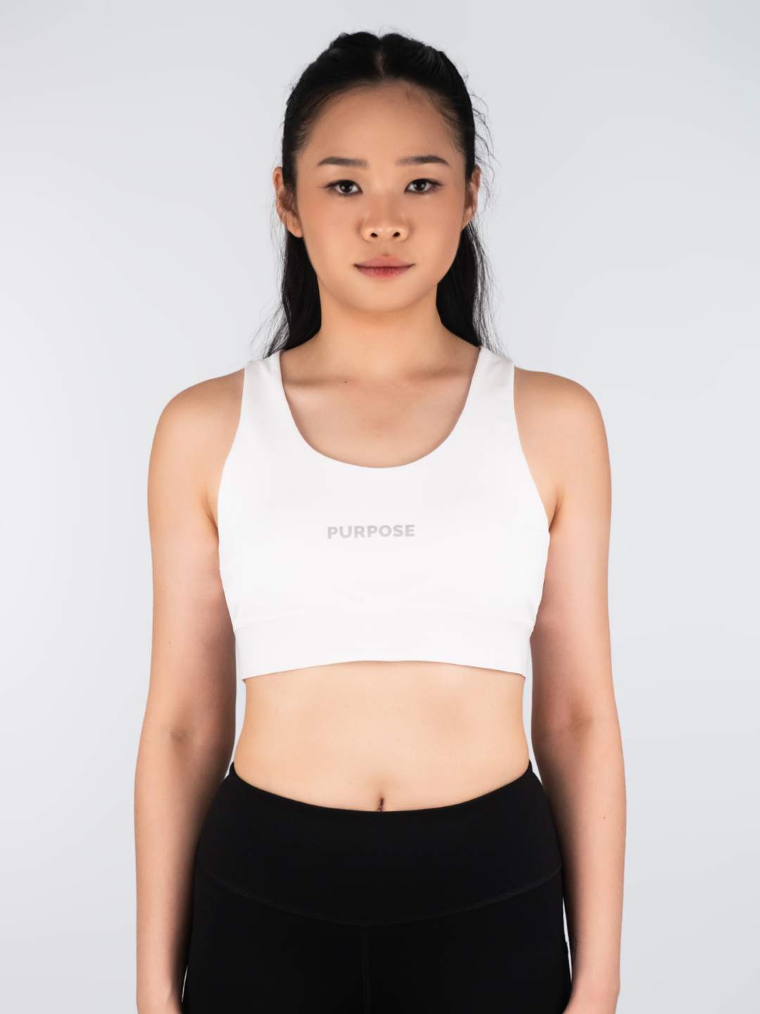 Women Performance Sports Bra (Arctic White)
