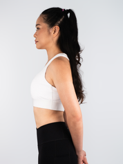 Women Performance Sports Bra (Arctic White)